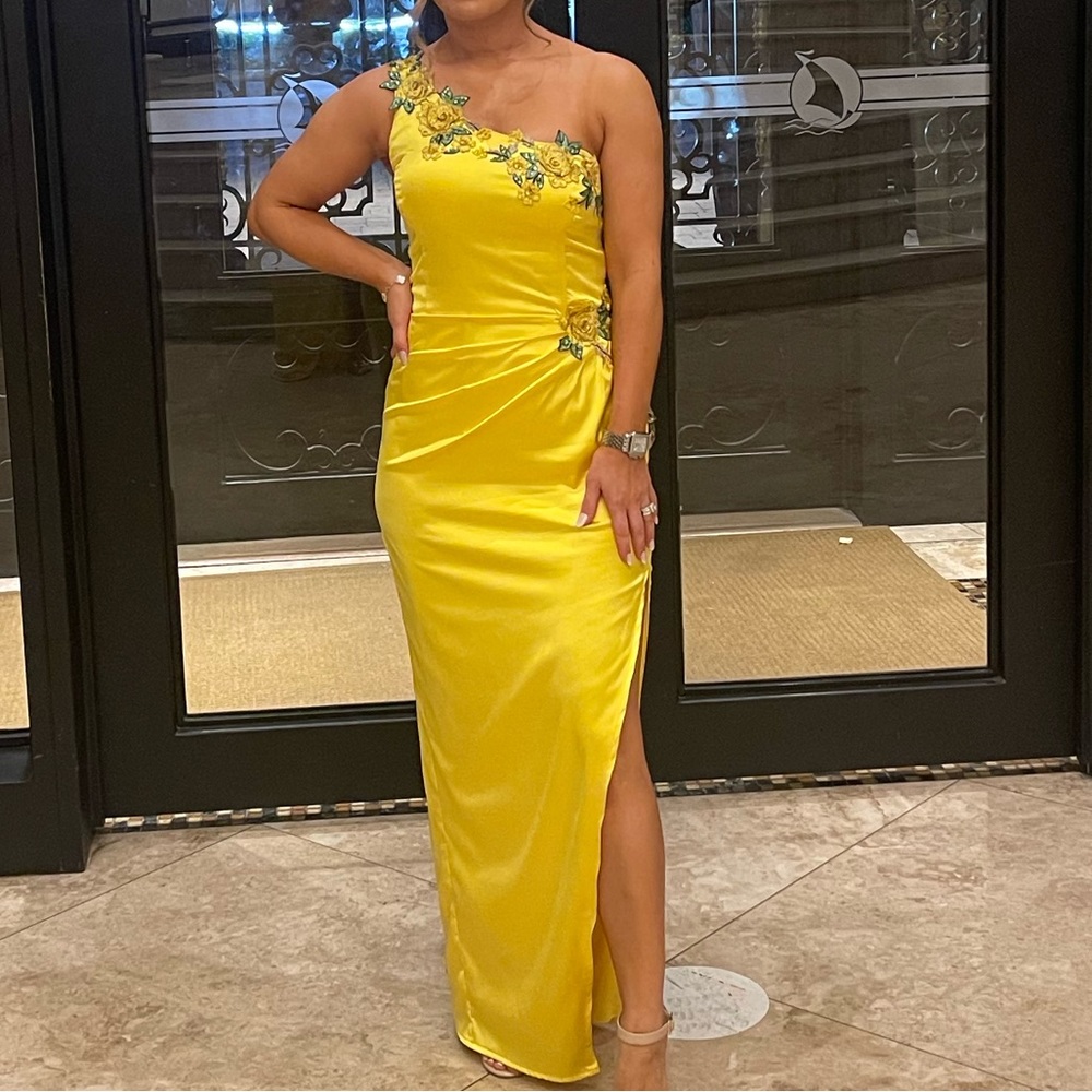 Custom Made Yellow Gown